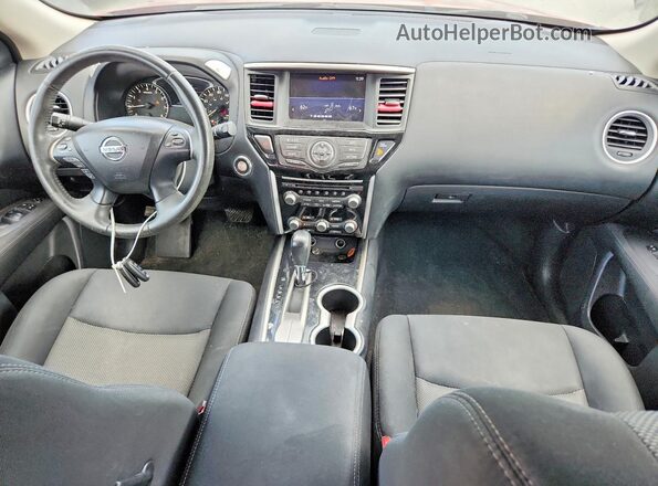5N1DR2MN4HC611020 2017 NISSAN PATHFINDER Burgundy Vista del salpicadero