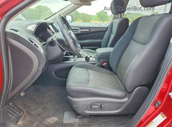 5N1DR2MN4HC611020 2017 NISSAN PATHFINDER Burgundy Vista interior delantera