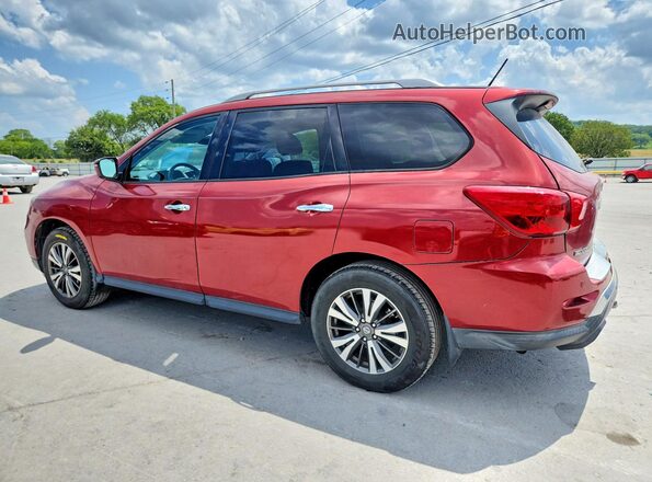 5N1DR2MN4HC611020 2017 NISSAN PATHFINDER Burgundy Trasero izquierdo