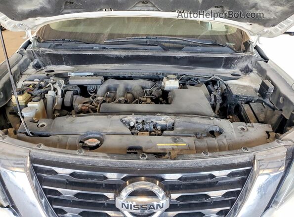 5N1DR2MN4HC621868 2017 NISSAN PATHFINDER White Вид підкапотного простору