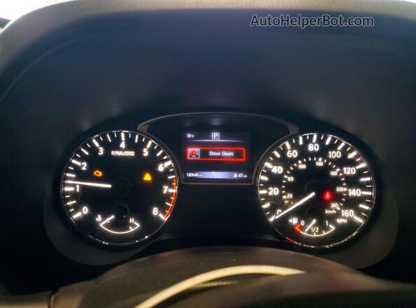 5N1DR2MN4HC621868 2017 NISSAN PATHFINDER White Вид щитка приладів