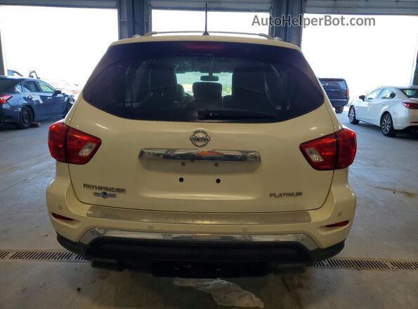 5N1DR2MN4HC621868 2017 NISSAN PATHFINDER White Вид ззаду
