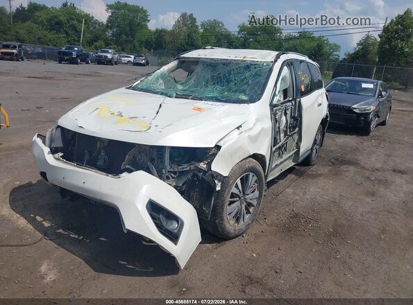 5N1DR2MN4HC632403 2017 NISSAN PATHFINDER White Przód lewy