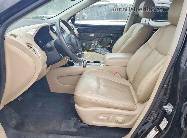 5N1DR2MN4HC643658 2017 NISSAN PATHFINDER Black Widok wnętrza z przodu
