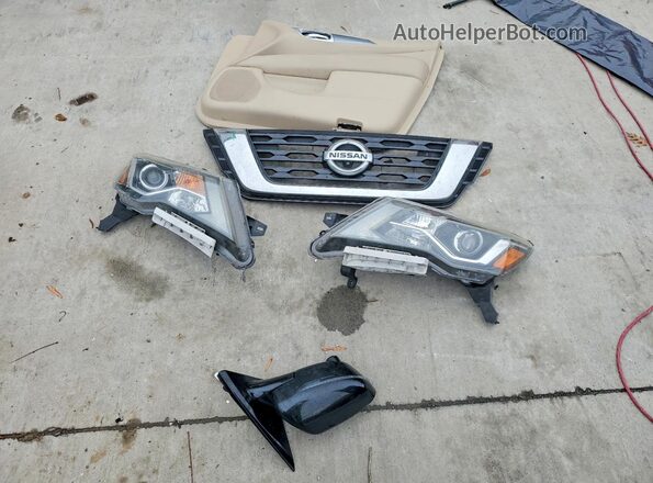5N1DR2MN4HC643658 2017 NISSAN PATHFINDER Black Widok naklejki z numerem VIN
