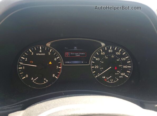 5N1DR2MN4HC675476 2017 NISSAN PATHFINDER White Вид щитка приладів