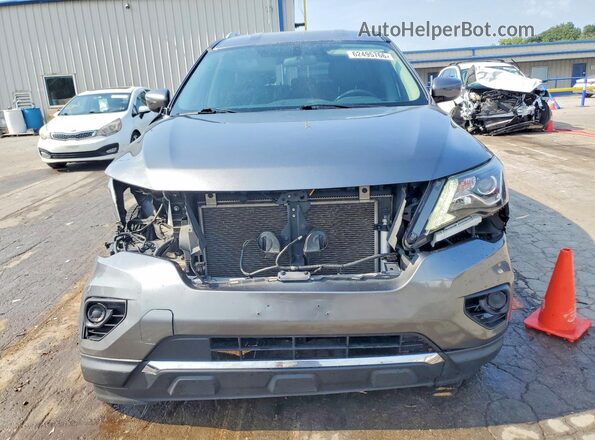 5N1DR2MN4JC670445 2018 NISSAN PATHFINDER Gray Դիմացի տեսք