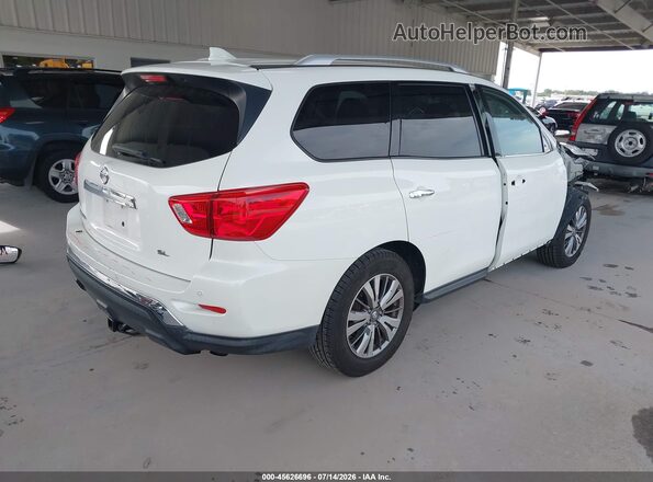 5N1DR2MN4KC617892 2019 NISSAN PATHFINDER White Trasero derecho