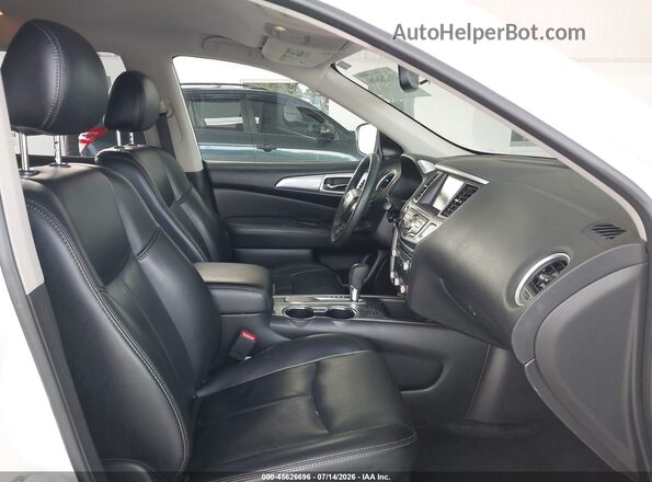 5N1DR2MN4KC617892 2019 NISSAN PATHFINDER White Vista interior delantera