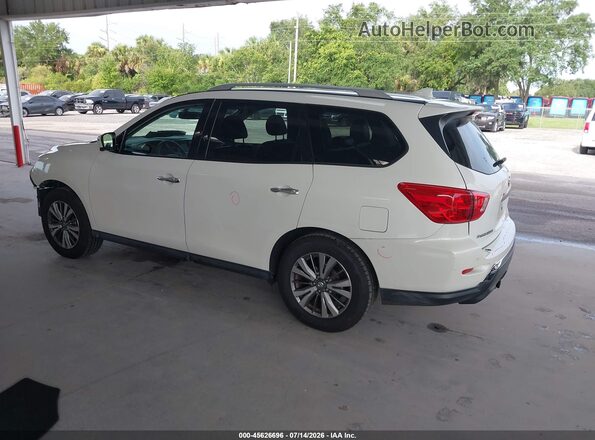 5N1DR2MN4KC617892 2019 NISSAN PATHFINDER White Trasero izquierdo