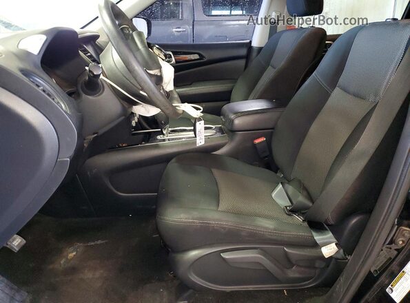 5N1DR2MN4KC626074 2019 NISSAN PATHFINDER Black Widok wnętrza z przodu