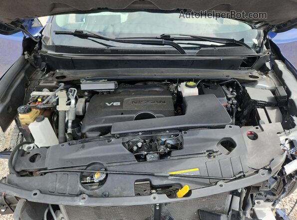 5N1DR2MN4KC652111 2019 NISSAN PATHFINDER Blue Engine compartment view
