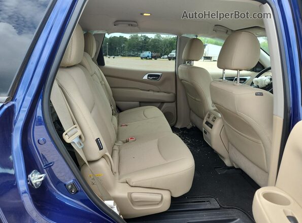 5N1DR2MN4KC652111 2019 NISSAN PATHFINDER Blue Rear interior view