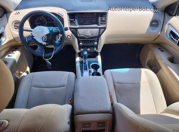 5N1DR2MN5HC620437 2017 NISSAN PATHFINDER White წინა პანელის ხედი