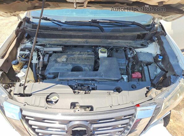 5N1DR2MN5HC620437 2017 NISSAN PATHFINDER White ძრავის განყოფილების ხედი
