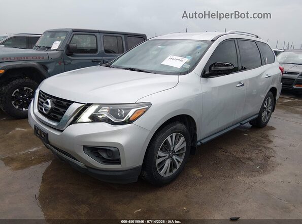 5N1DR2MN5HC637397 2017 NISSAN PATHFINDER Silver Vista tres cuartos delantera izquierda