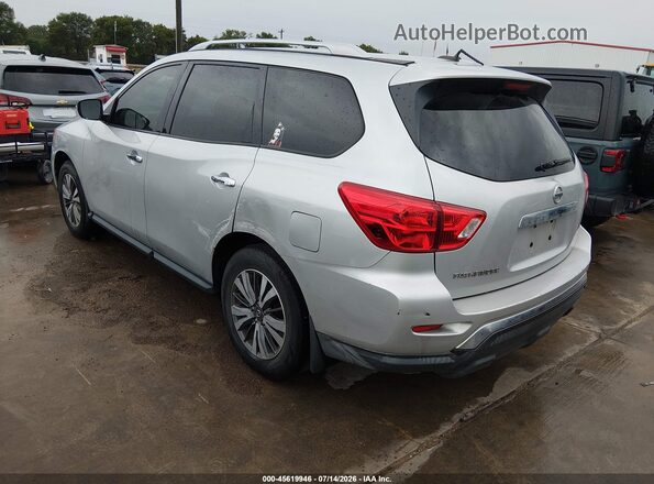 5N1DR2MN5HC637397 2017 NISSAN PATHFINDER Silver Trasero izquierdo