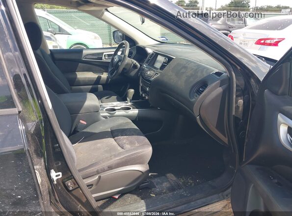 5N1DR2MN5HC639067 2017 NISSAN PATHFINDER Black Front interior view