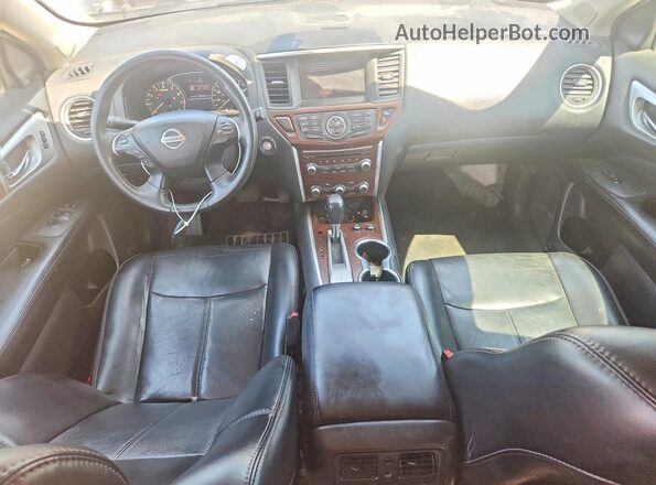 5N1DR2MN5HC639764 2017 NISSAN PATHFINDER Gray Dashboard view
