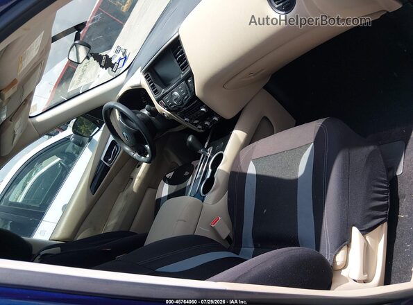 5N1DR2MN5HC694070 2017 NISSAN PATHFINDER Blue Widok wnętrza z przodu