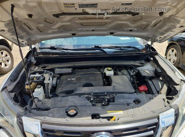 5N1DR2MN5HC698734 2017 NISSAN PATHFINDER Серебряный Вид подкапотного пространства