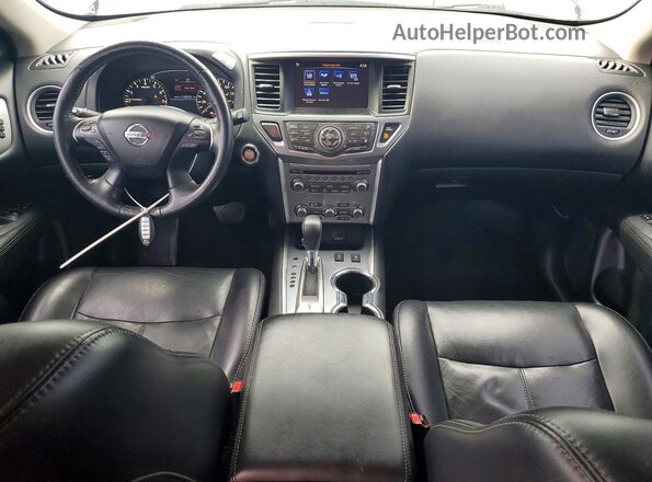 5N1DR2MN5JC641939 2018 NISSAN PATHFINDER Black Widok deski rozdzielczej