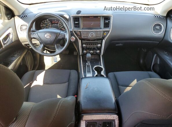 5N1DR2MN5KC607002 2019 NISSAN PATHFINDER Gray Dashboard view