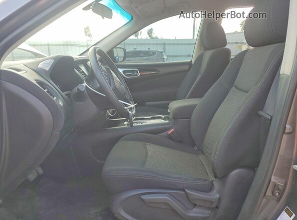 5N1DR2MN6HC621127 2017 NISSAN PATHFINDER Gray Вид салону спереду