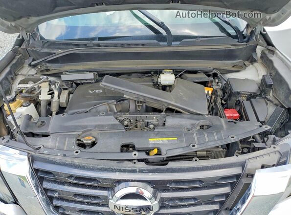 5N1DR2MN6HC906314 2017 NISSAN PATHFINDER Silver Engine compartment view