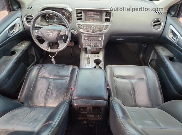 5N1DR2MN6JC635650 2018 NISSAN PATHFINDER Silver Առջևի վահանակի տեսք