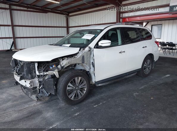 5N1DR2MN6JC677588 2018 NISSAN PATHFINDER White Առջևի ձախ երեք քառորդ տեսարան