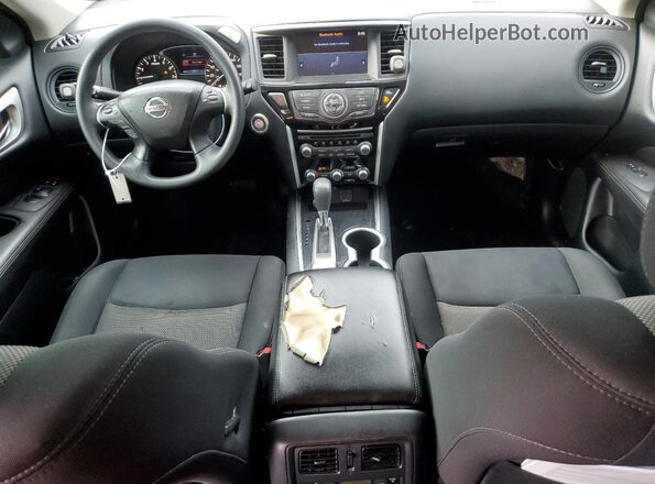 5N1DR2MN6KC623886 2019 NISSAN PATHFINDER Gray Widok deski rozdzielczej