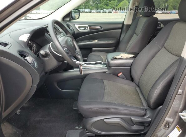 5N1DR2MN6KC623886 2019 NISSAN PATHFINDER Gray Widok wnętrza z przodu