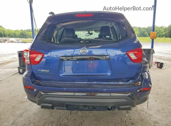 5N1DR2MN6KC624441 2019 NISSAN PATHFINDER Blue უკანა ხედი