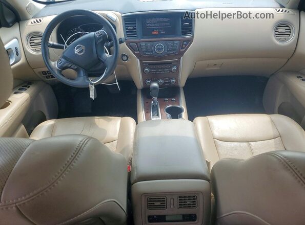 5N1DR2MN7HC624439 2017 NISSAN PATHFINDER Black Widok deski rozdzielczej