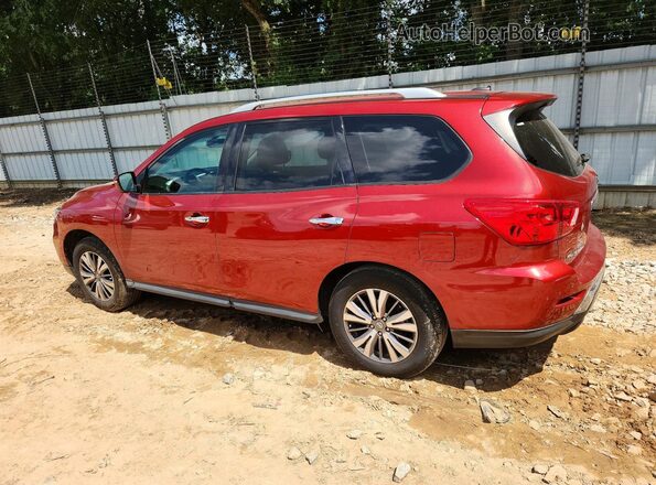 5N1DR2MN7HC661846 2017 NISSAN PATHFINDER Red Tył lewy