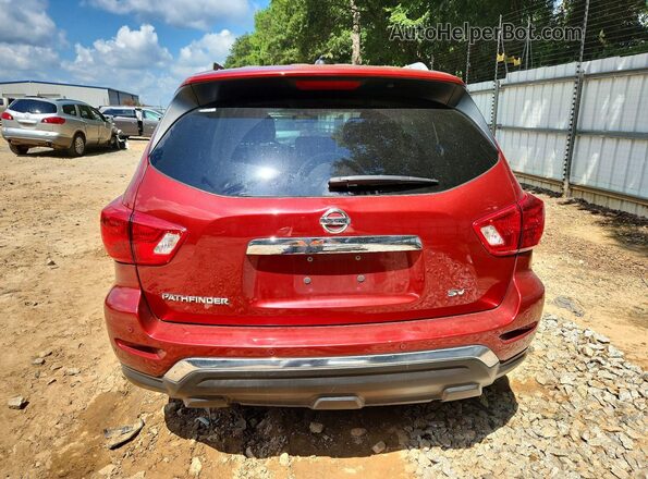 5N1DR2MN7HC661846 2017 NISSAN PATHFINDER Red Widok z tyłu