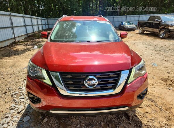 5N1DR2MN7HC661846 2017 NISSAN PATHFINDER Red Widok z przodu