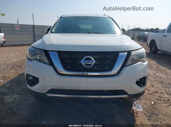 5N1DR2MN7HC665248 2017 NISSAN PATHFINDER White Instrument cluster view