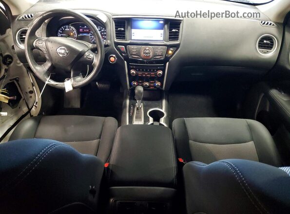 5N1DR2MN7HC914230 2017 NISSAN PATHFINDER White Widok deski rozdzielczej