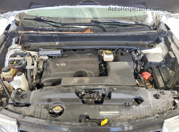 5N1DR2MN7HC914230 2017 NISSAN PATHFINDER White Widok komory silnika