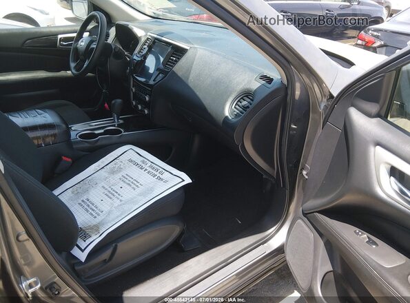 5N1DR2MN7JC610661 2018 NISSAN PATHFINDER Gray Front interior view