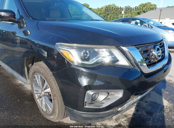 5N1DR2MN7JC635222 2018 NISSAN PATHFINDER Black Front view