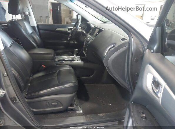 5N1DR2MN7JC643109 2018 NISSAN PATHFINDER Gray Widok wnętrza z przodu