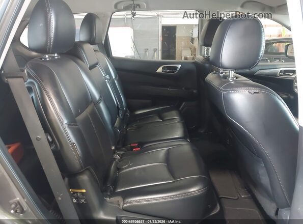 5N1DR2MN7JC643109 2018 NISSAN PATHFINDER Gray Widok naklejki z numerem VIN
