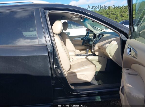 5N1DR2MN7JC658726 2018 NISSAN PATHFINDER Black Widok wnętrza z przodu