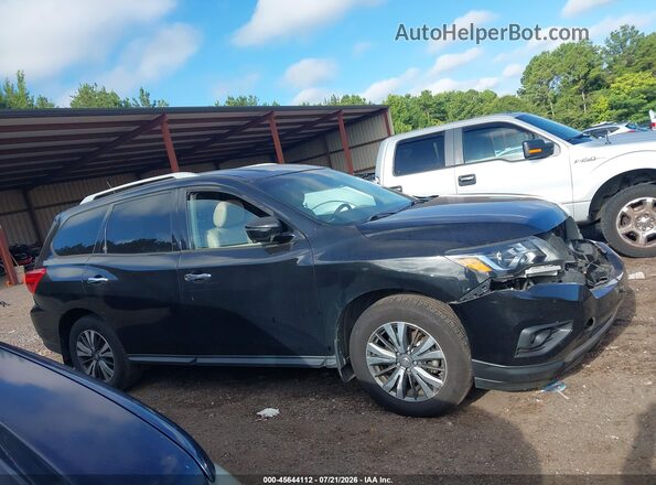 5N1DR2MN7JC658726 2018 NISSAN PATHFINDER Black Widok wnętrza z tyłu