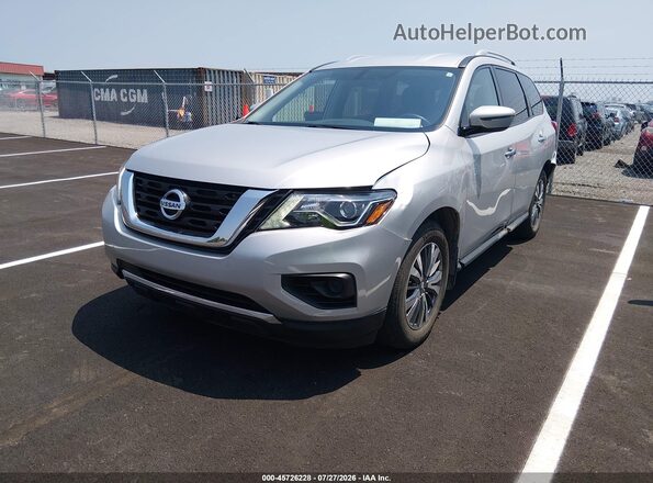 5N1DR2MN7KC621340 2019 NISSAN PATHFINDER Серый Вид спереди