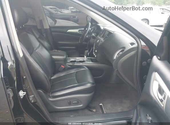 5N1DR2MN7KC643709 2019 NISSAN PATHFINDER Black წინა სალონის ხედი
