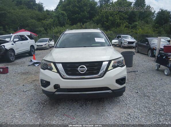 5N1DR2MN8HC620352 2017 NISSAN PATHFINDER White Вид щитка приладів